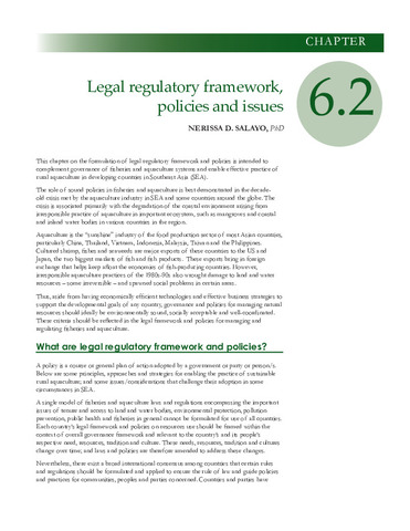 legal framework assignment